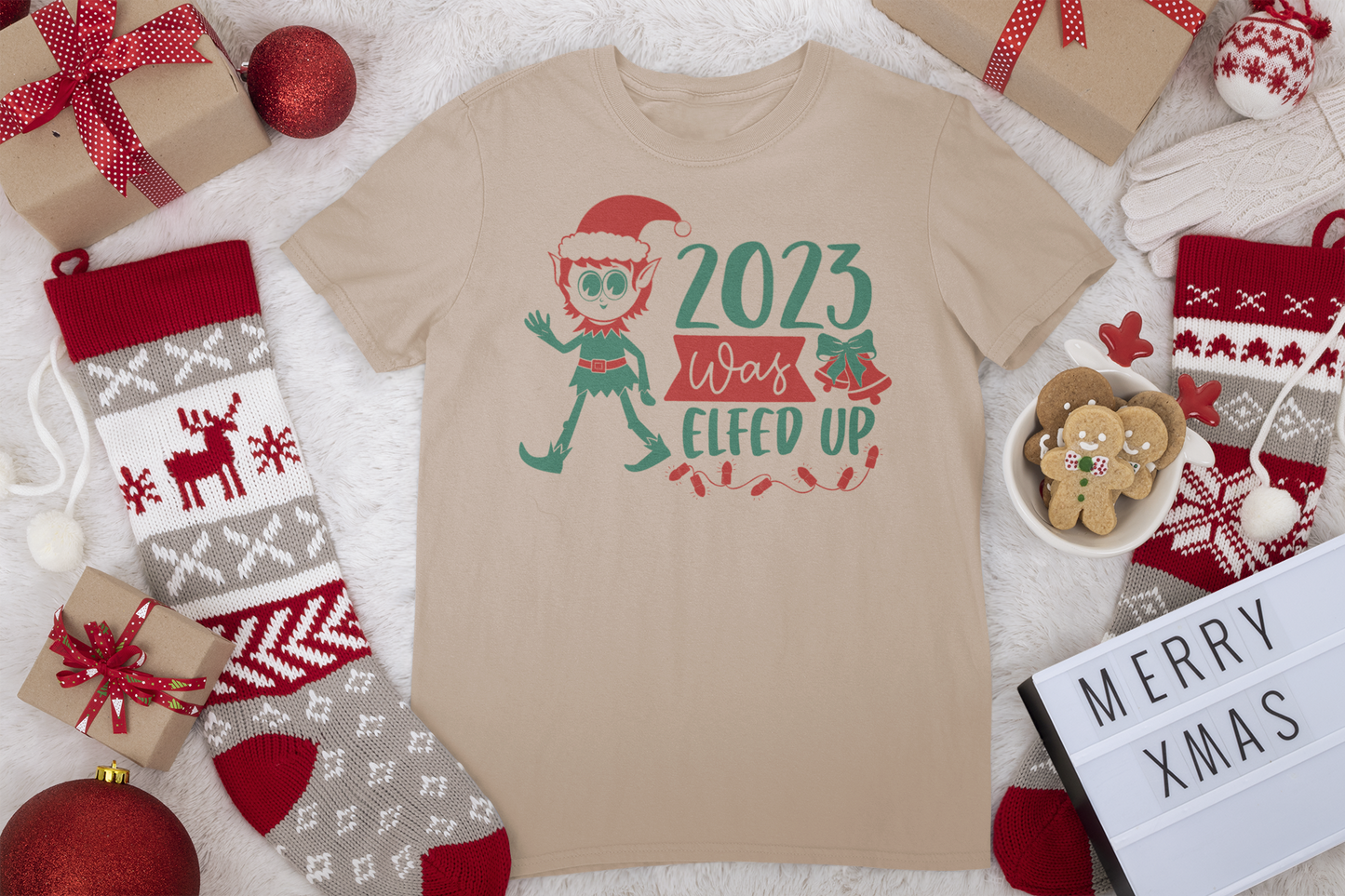 2023 Was Elfed Up Tee - Christmas Collection