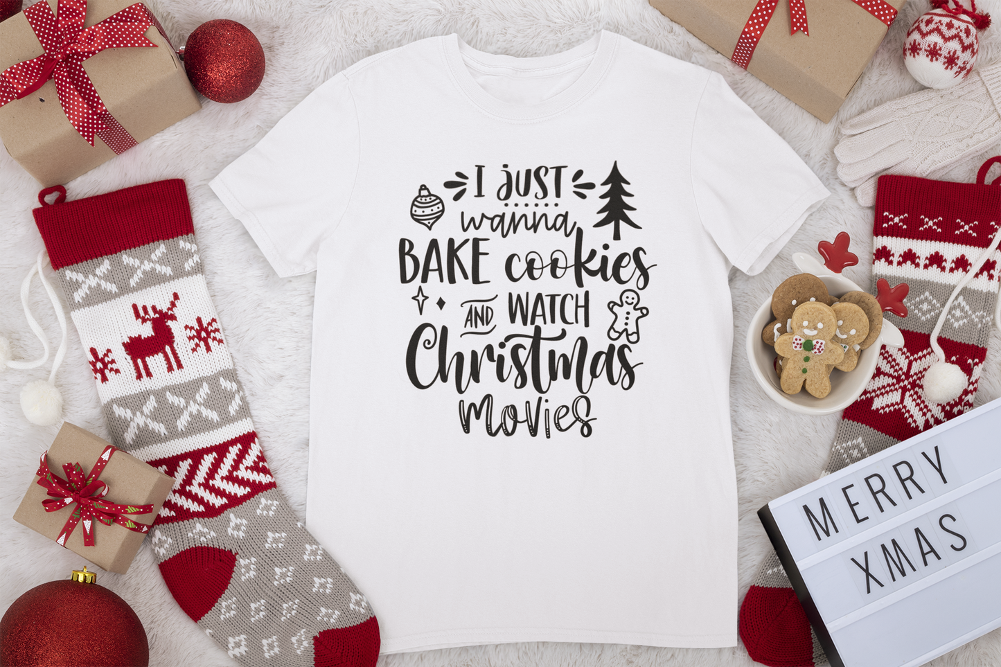 Bake Cookies Tee - Christmas Collection