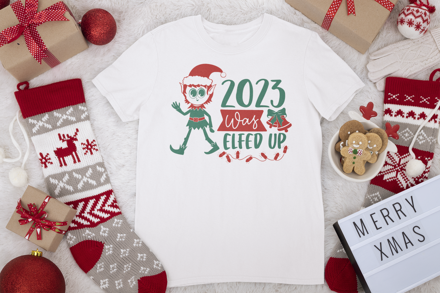 2023 Was Elfed Up Tee - Christmas Collection