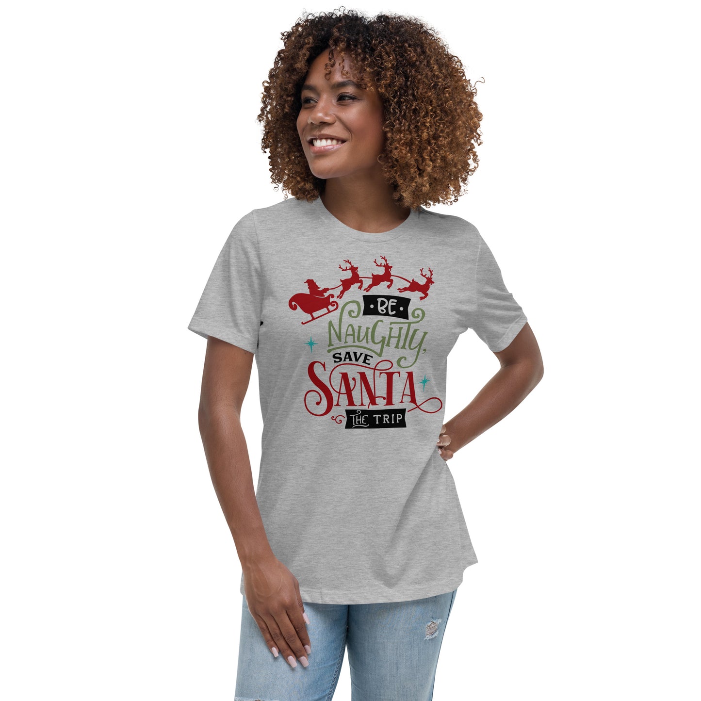 Be Naught, Save Santa The Trip Tee - Christmas Collection