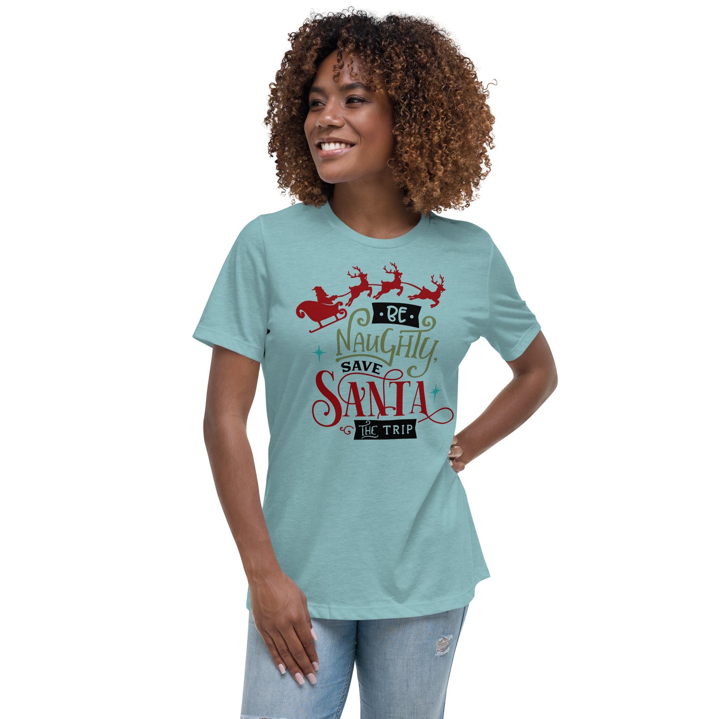 Be Naught, Save Santa The Trip Tee - Christmas Collection