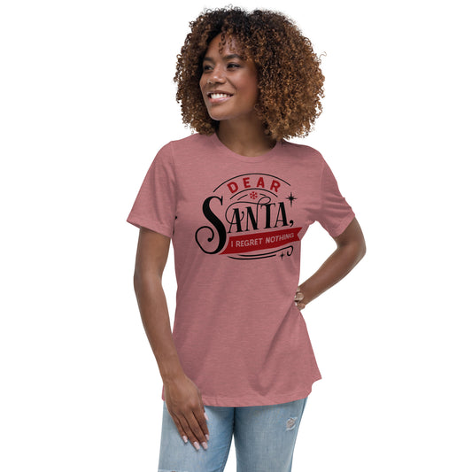 Dear Santa, I Regret Nothing Tee - Christmas Collection