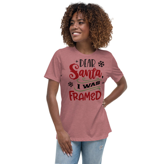 Dear Santa, I Was Framed Tee - Christmas Collection